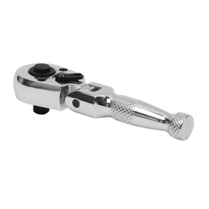 Sealey AK660SF Premier Stubby Flexi-Head Ratchet Wrench 1/4"Sq Drive