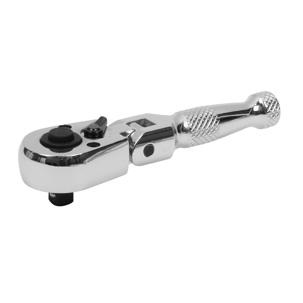 Sealey AK660SF Premier Stubby Flexi-Head Ratchet Wrench 1/4"Sq Drive - additional view 2