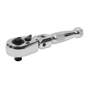 Sealey AK660SF Premier Stubby Flexi-Head Ratchet Wrench 1/4"Sq Drive - additional view 2