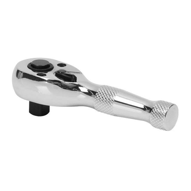 Sealey AK661S Premier Stubby Pear-Head Ratchet Wrench with Flip Reverse 3/8"Sq Drive