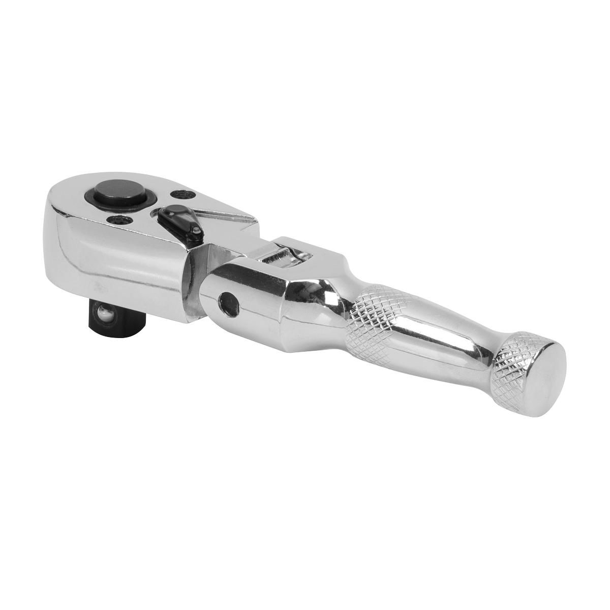 Sealey AK661SF Premier Stubby Flexi-Head Ratchet Wrench 3/8"Sq Drive