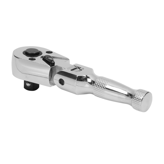 Sealey AK661SF Premier Stubby Flexi-Head Ratchet Wrench 3/8"Sq Drive