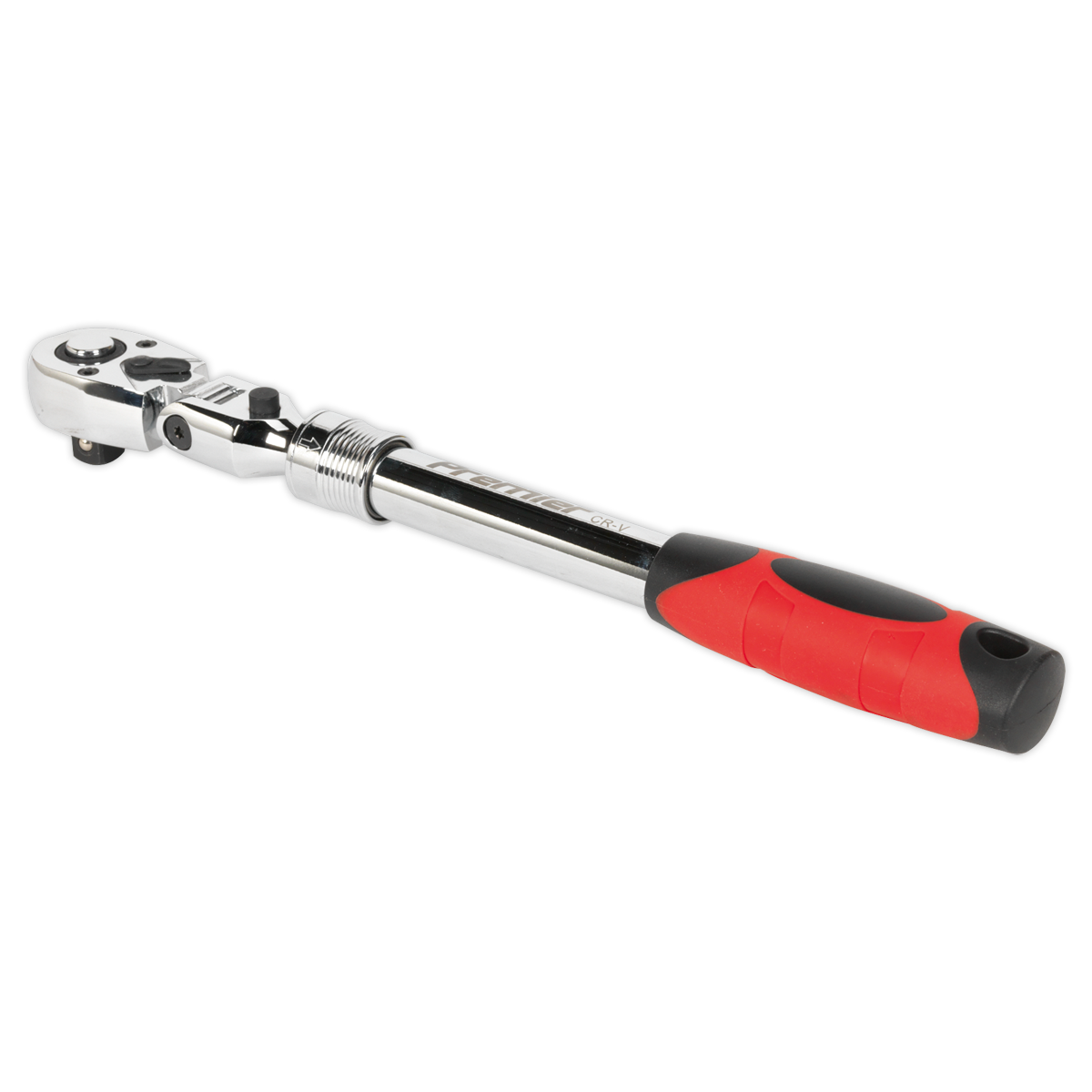 Sealey AK6682 Premier Locking Flexi-Head Extendable Ratchet Wrench 1/2"Sq Drive