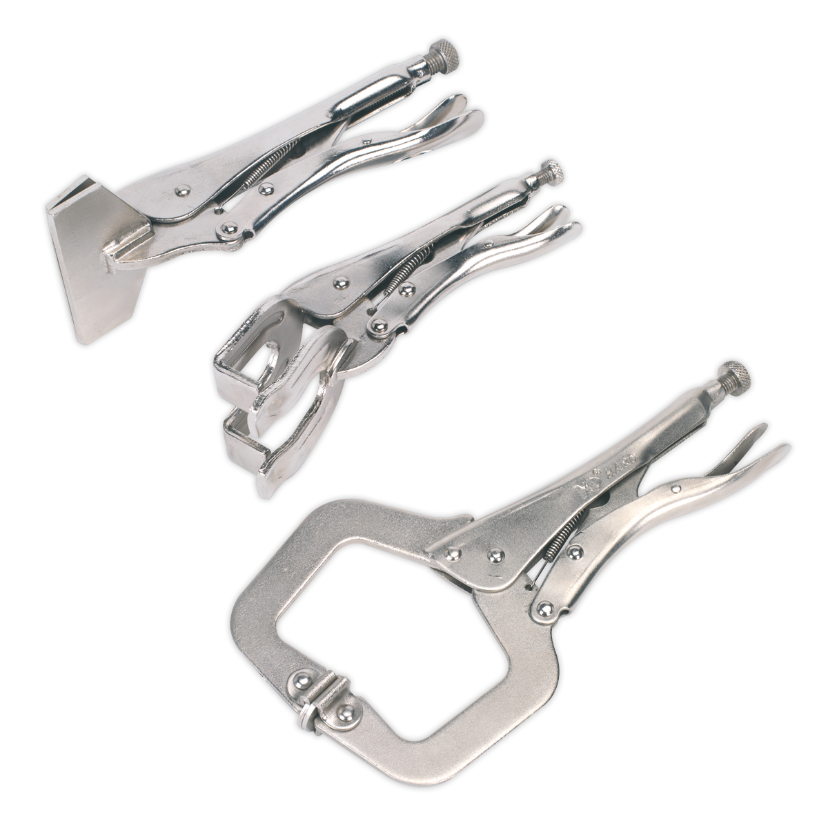 Sealey AK67 Premier C-Clamp & Welding Clamp Set 3pc