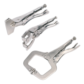 Sealey AK67 Premier C-Clamp & Welding Clamp Set 3pc
