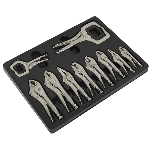 Sealey AK6800 Premier Locking Pliers Set 10pc