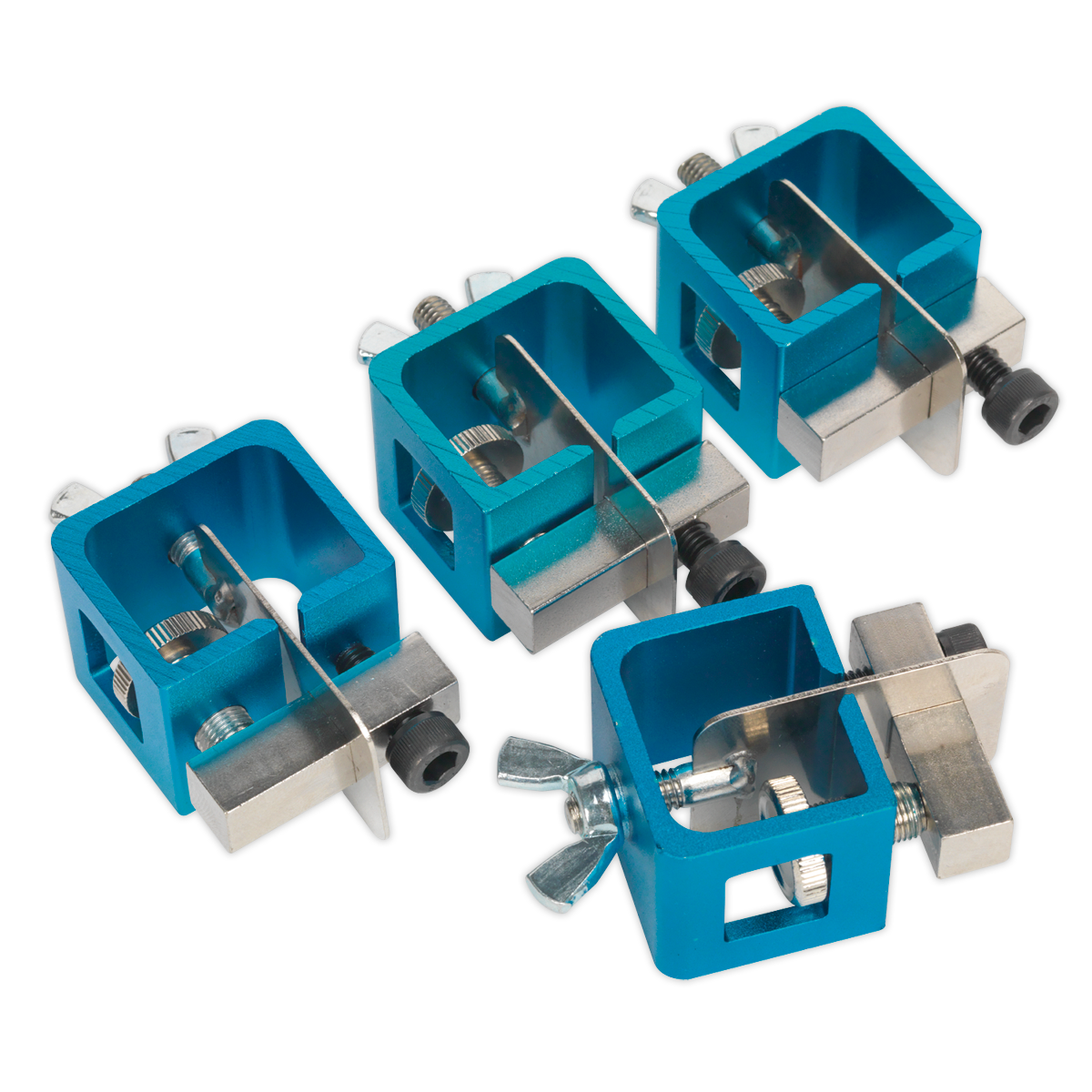 Sealey AK6805 Butt Welding Clamp Set 4pc