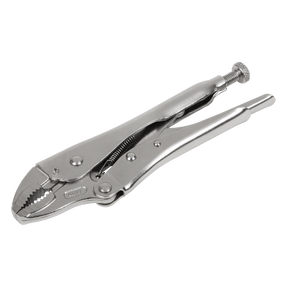 Sealey AK6820 Premier Locking Pliers Curved Jaws 185mm 0-38mm Capacity