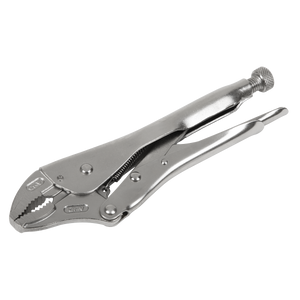 Sealey AK6821 Premier Locking Pliers Curved Jaws 225mm 0-47mm Capacity
