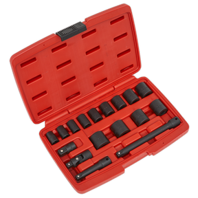 Sealey AK68217 Premier Impact Socket Set 3/8"Sq Drive 17pc