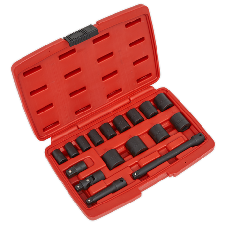 Sealey AK68217 Premier Impact Socket Set 3/8"Sq Drive 17pc