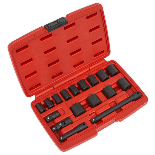 Sealey AK68217 Premier Impact Socket Set 3/8"Sq Drive 17pc