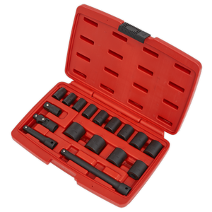 Sealey AK68217 Premier Impact Socket Set 3/8"Sq Drive 17pc - additional view 5