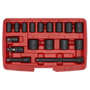 Sealey AK68217 Premier Impact Socket Set 3/8"Sq Drive 17pc - additional view 6