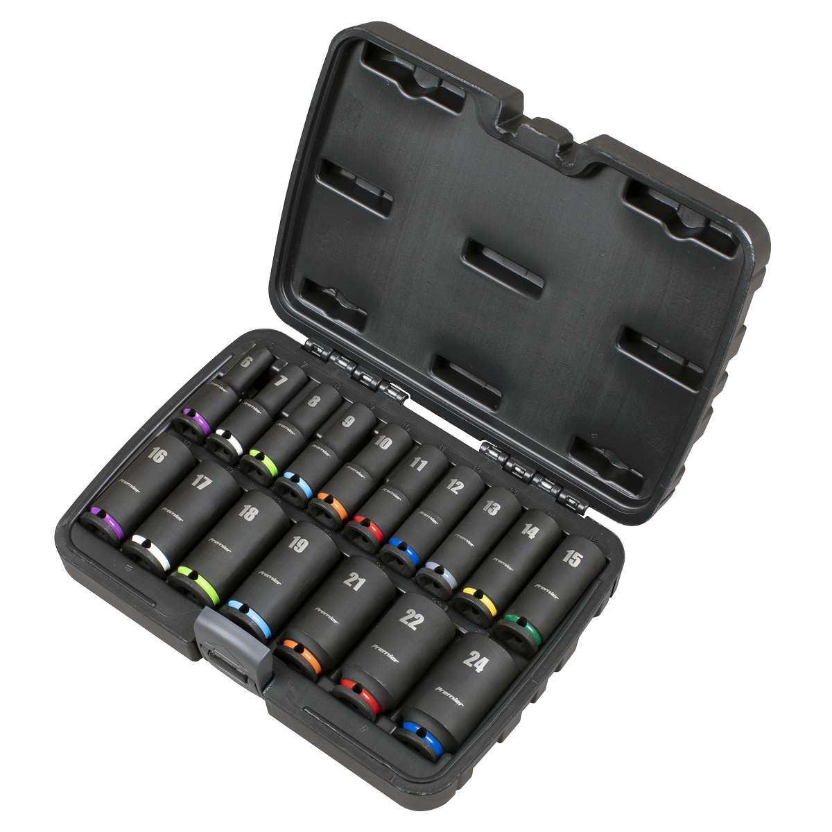 Sealey AK68219 Deep Impact Socket Set 3/8”Sq Drive 17pc - additional view 7
