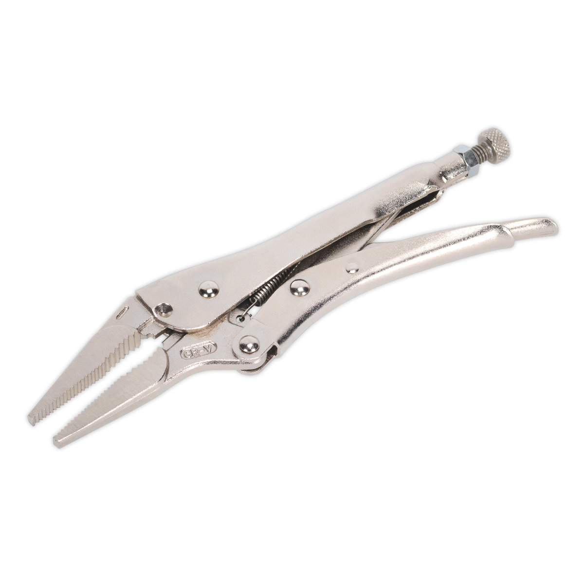 Sealey AK6825 Premier Long Nose Locking Pliers 210mm 0-60mm Capacity