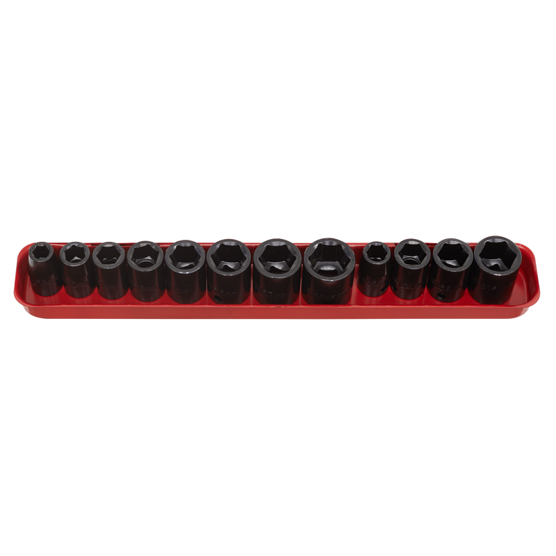 Sealey AK682 Premier Metric/Imperial Impact Socket Set 3/8"Sq Drive 12pc - additional view 2
