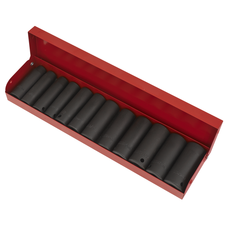 Sealey AK683 Premier Metric/Imperial Deep Impact Socket Set 3/8"Sq Drive 12pc - additional view 5