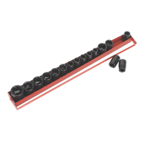 Sealey AK684 Premier Metric/Imperial Impact Socket Set 1/2"Sq Drive 16pc