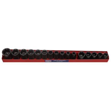 Sealey AK684 Premier Metric/Imperial Impact Socket Set 1/2"Sq Drive 16pc - additional view 2