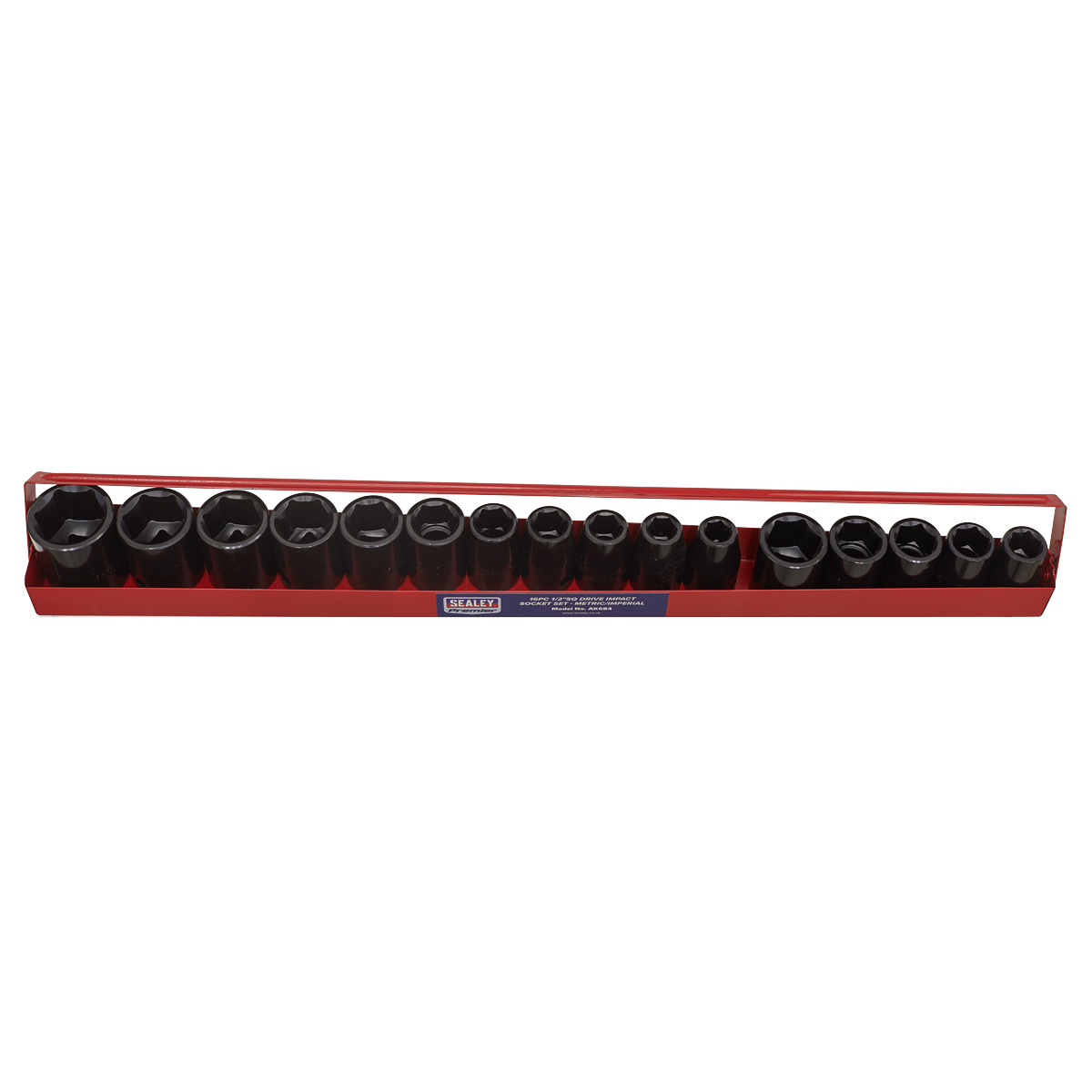 Sealey AK684 Premier Metric/Imperial Impact Socket Set 1/2"Sq Drive 16pc - additional view 3