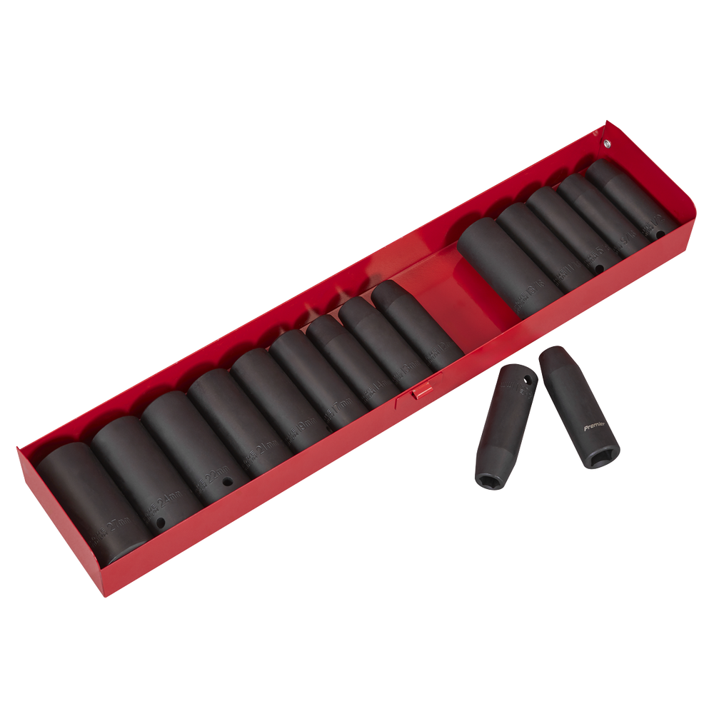 Sealey AK685 Premier Metric/Imperial Deep Impact Socket Set 1/2"Sq Drive 16pc - additional view 7