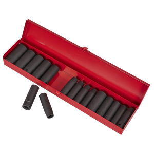 Sealey AK685 Premier Metric/Imperial Deep Impact Socket Set 1/2"Sq Drive 16pc - additional view 4