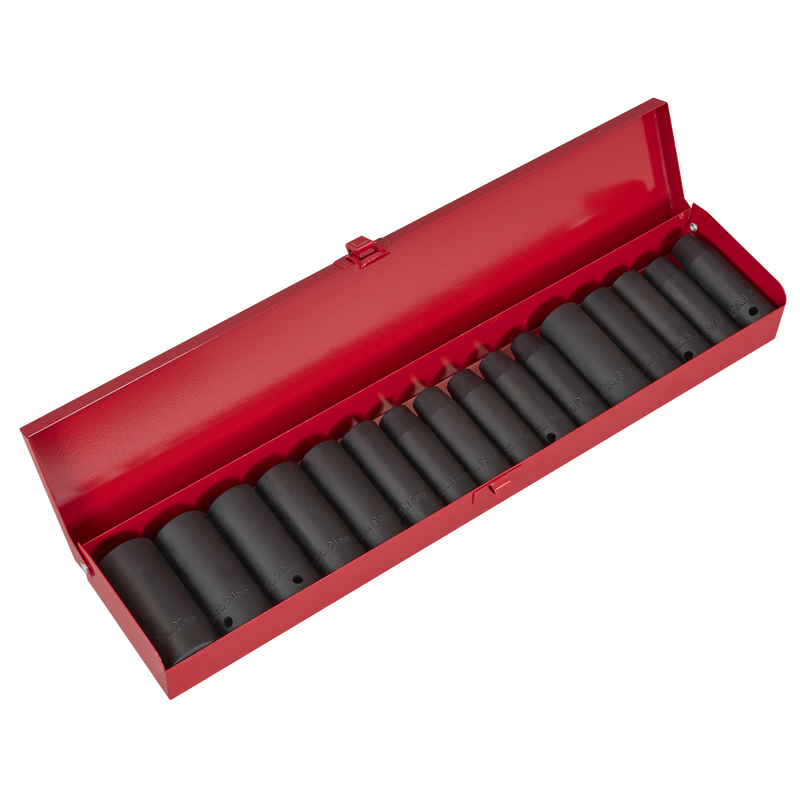 Sealey AK685 Premier Metric/Imperial Deep Impact Socket Set 1/2"Sq Drive 16pc - additional view 5
