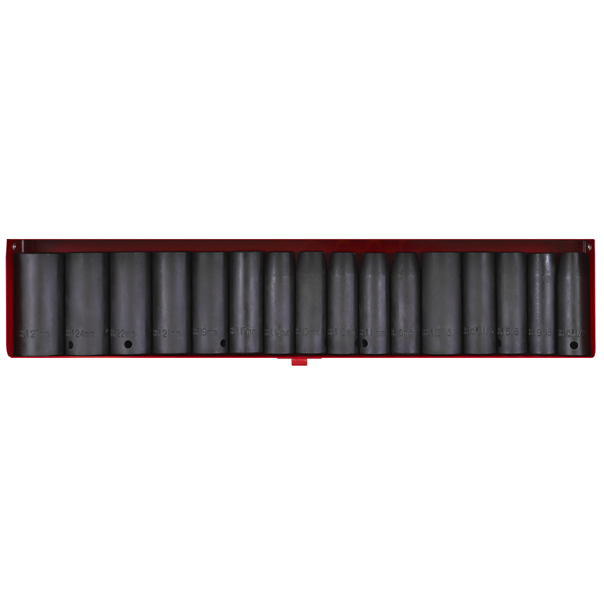 Sealey AK685 Premier Metric/Imperial Deep Impact Socket Set 1/2"Sq Drive 16pc - additional view 6