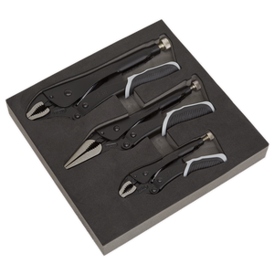 Sealey AK6863B Premier Black Quick Release Locking Pliers Set 3pc - additional view 3