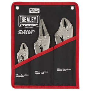Sealey AK6876 Premier Locking Pliers Set 3pc - additional view 6