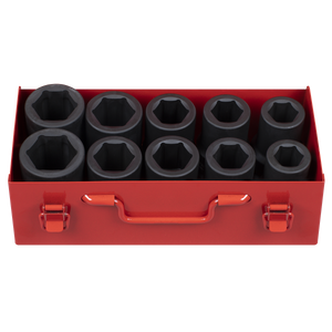 Sealey AK689 Premier Metric/Imperial Deep Impact Socket Set 1"Sq Drive 10pc - additional view 3
