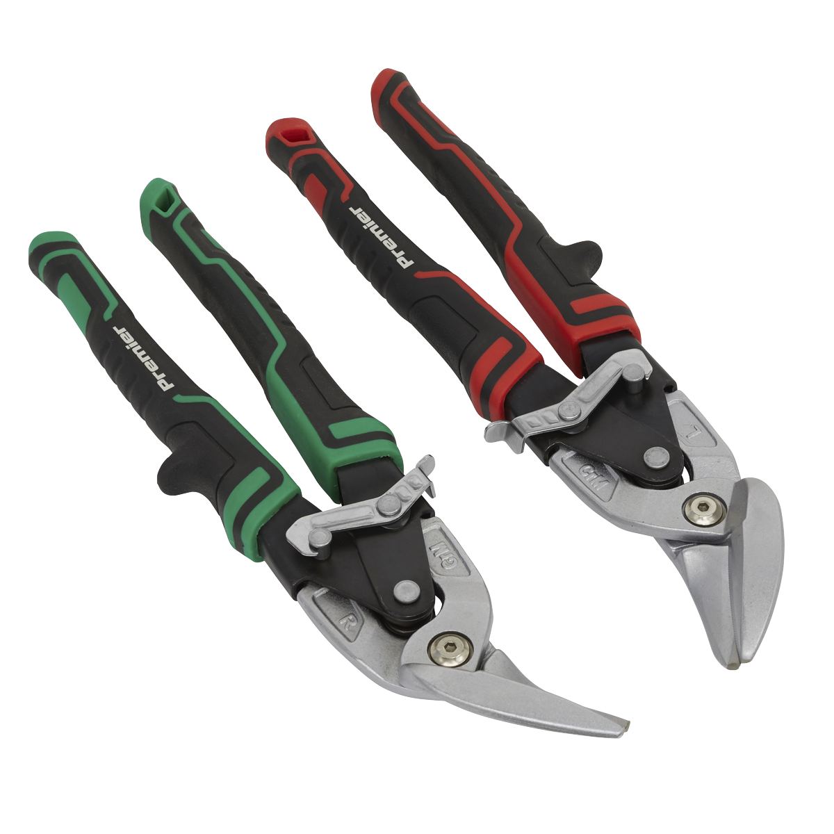 Sealey AK69072 Premier High Leverage Offset Aviation Tin Snip Set 2pc - additional view 2