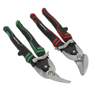 Sealey AK69072 Premier High Leverage Offset Aviation Tin Snip Set 2pc - additional view 2