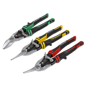 Sealey AK69073 Premier High Leverage Aviation Tin Snip Set 3pc