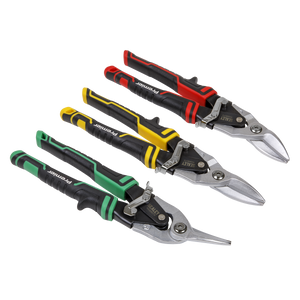 Sealey AK69073 Premier High Leverage Aviation Tin Snip Set 3pc - additional view 3