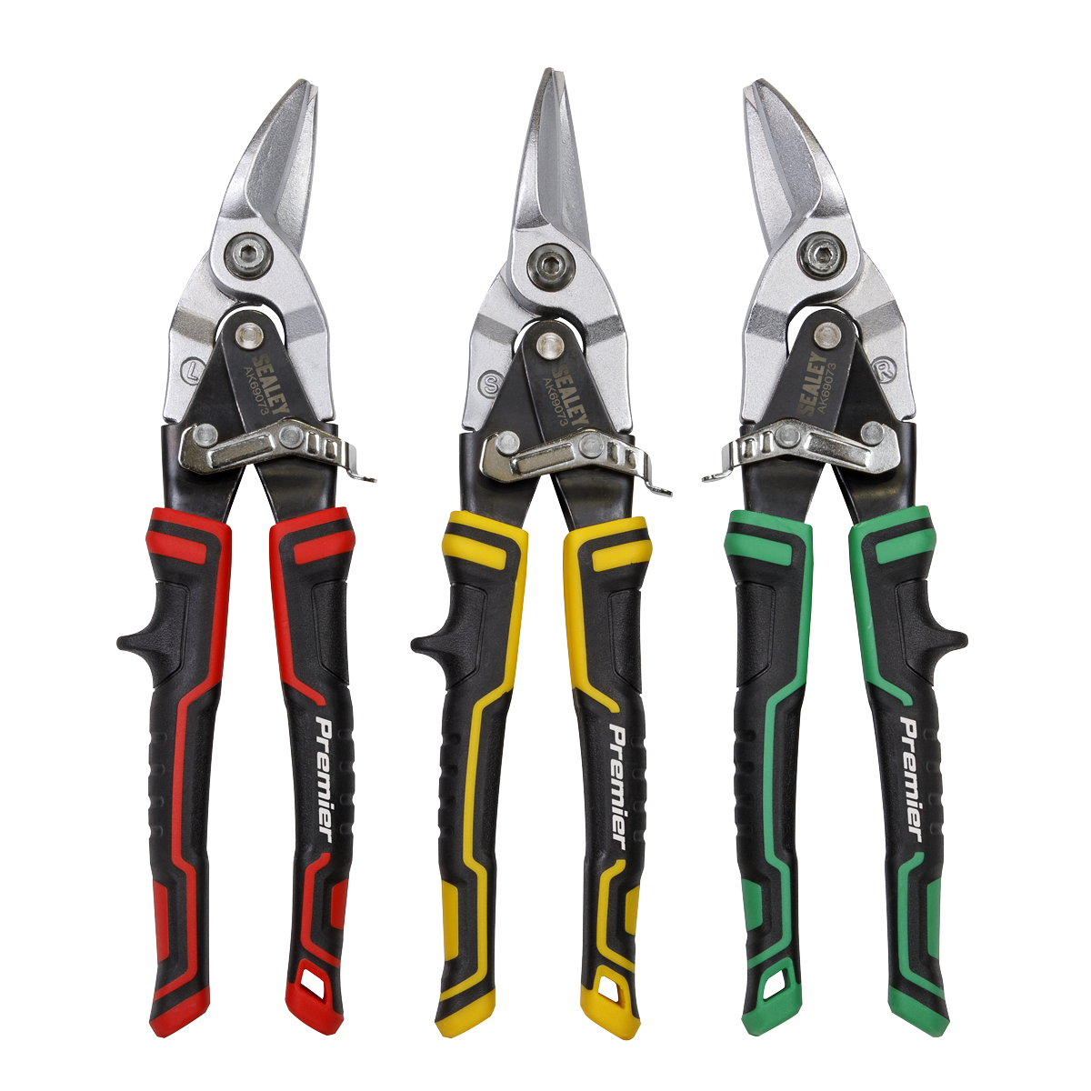 Sealey AK69073 Premier High Leverage Aviation Tin Snip Set 3pc - additional view 4
