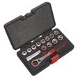 Sealey AK6926 Premier Low Profile Go-Through Socket Set 14pc
