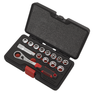 Sealey AK6926 Premier Low Profile Go-Through Socket Set 14pc - additional view 5