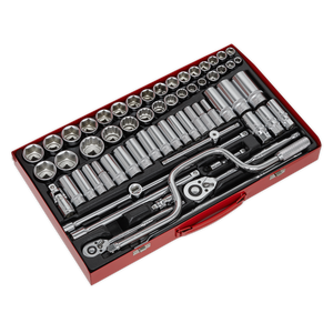 Sealey AK694 Premier Metric/Imperial/Whitworth Socket Set 3/8" & 1/2"Sq Drive 64pc - additional view 5