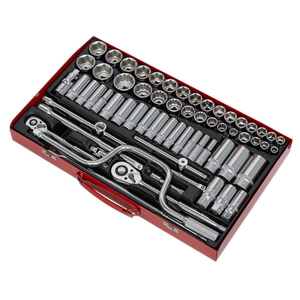 Sealey AK694 Premier Metric/Imperial/Whitworth Socket Set 3/8" & 1/2"Sq Drive 64pc - additional view 6
