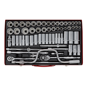 Sealey AK694 Premier Metric/Imperial/Whitworth Socket Set 3/8" & 1/2"Sq Drive 64pc - additional view 3
