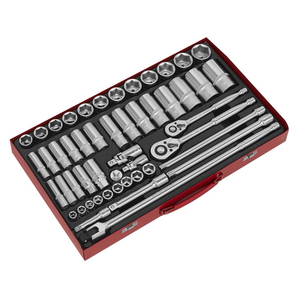 Sealey AK6942 Premier Socket Set 3/8" & 1/2"Sq Drive 50pc - additional view 3