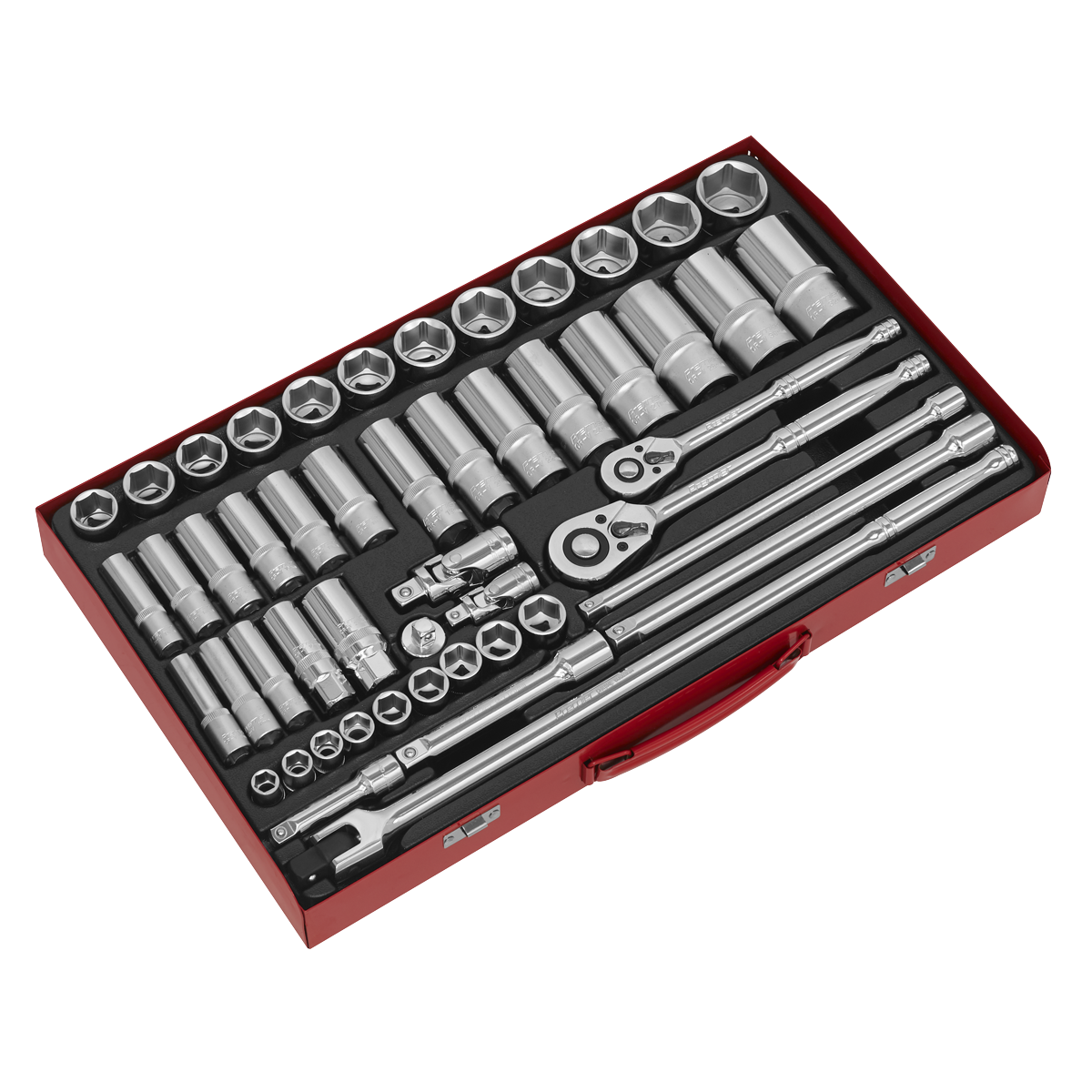 Sealey AK6942 Premier Socket Set 3/8" & 1/2"Sq Drive 50pc - additional view 3