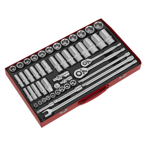 Sealey AK6942 Premier Socket Set 3/8" & 1/2"Sq Drive 50pc - additional view 3