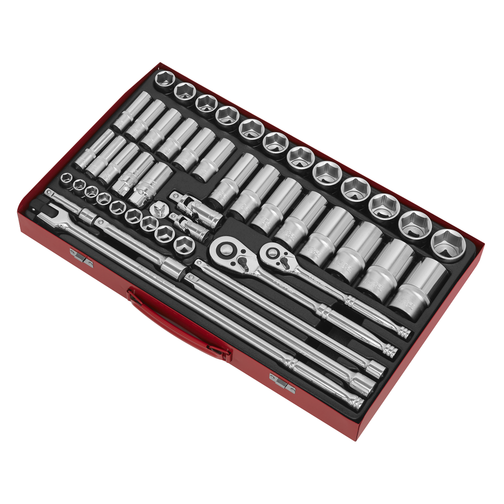 Sealey AK6942 Premier Socket Set 3/8" & 1/2"Sq Drive 50pc - additional view 4