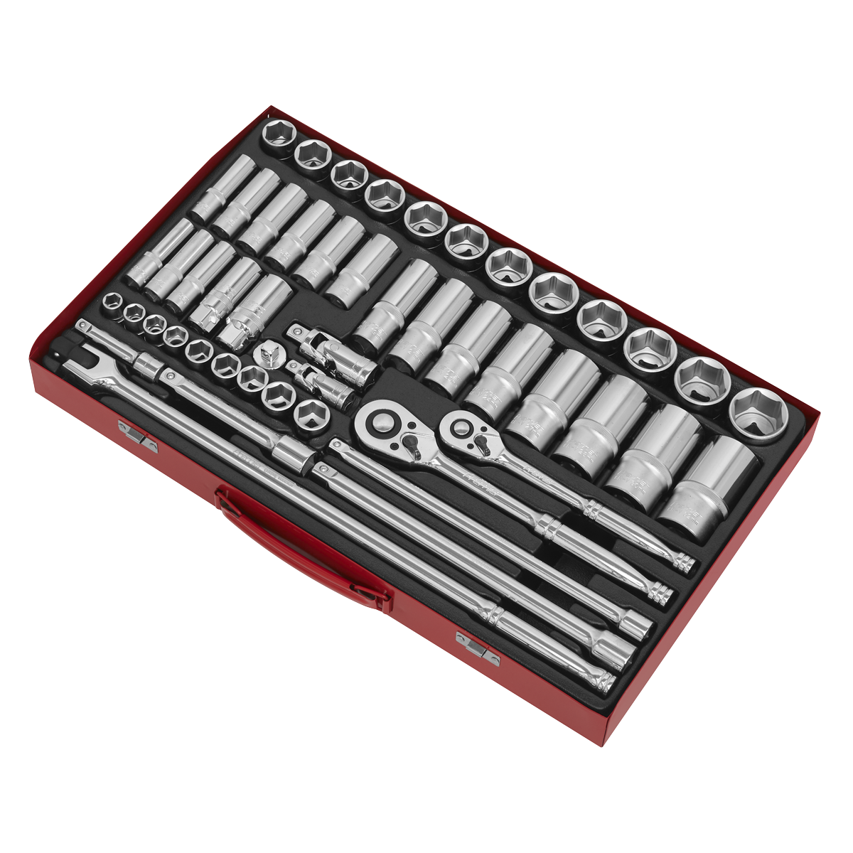 Sealey AK6942 Premier Socket Set 3/8" & 1/2"Sq Drive 50pc - additional view 4