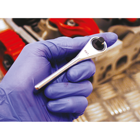 Sealey AK6960 Premier Micro Ratchet Wrench Stainless Steel 1/4"Sq Drive - additional view 2
