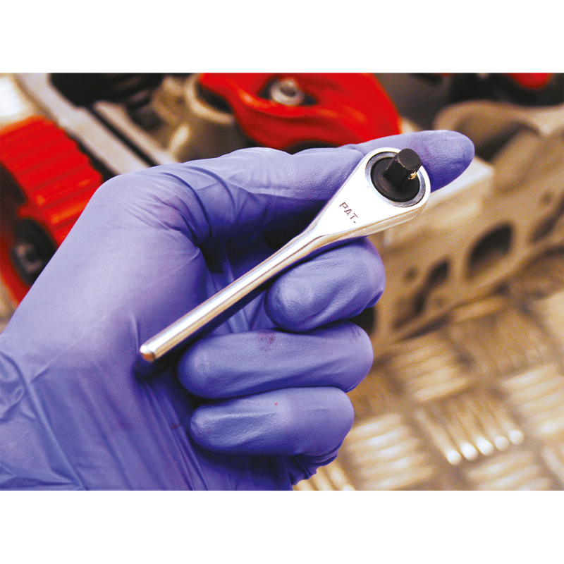 Sealey AK6960 Premier Micro Ratchet Wrench Stainless Steel 1/4"Sq Drive - additional view 2