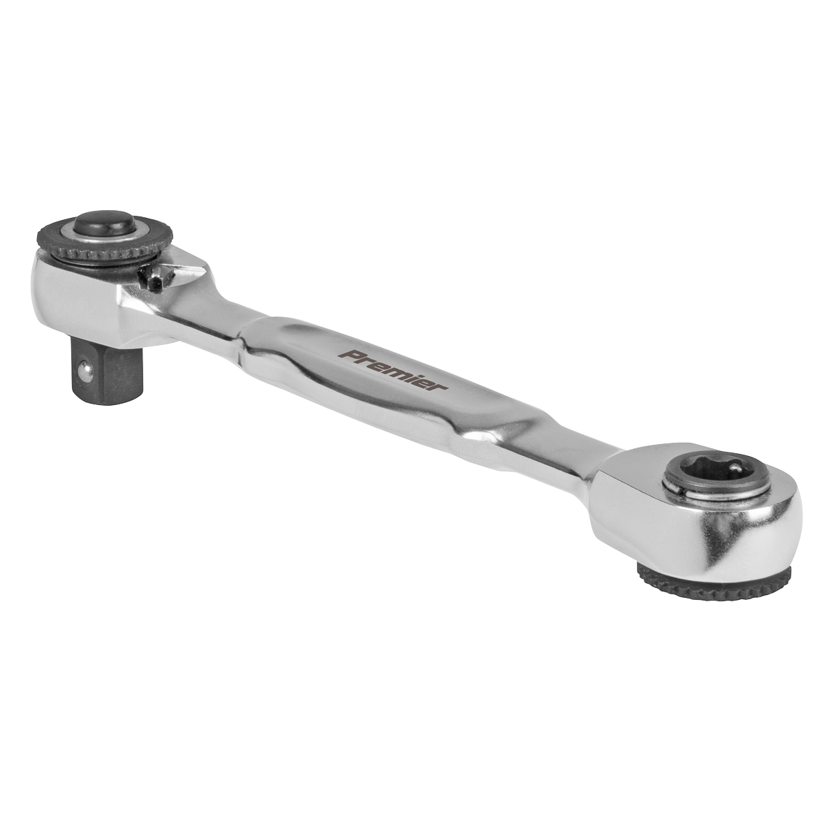 Sealey AK6972 Micro Ratchet Bit Driver & Wrench 1/4"Sq & 1/4"Hex Drive
